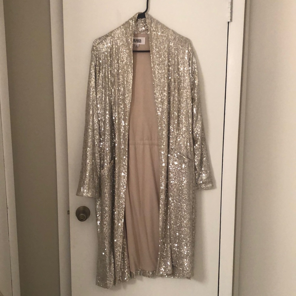BB Dakota long shawl collar side high slips jacket fully lined with Sequence